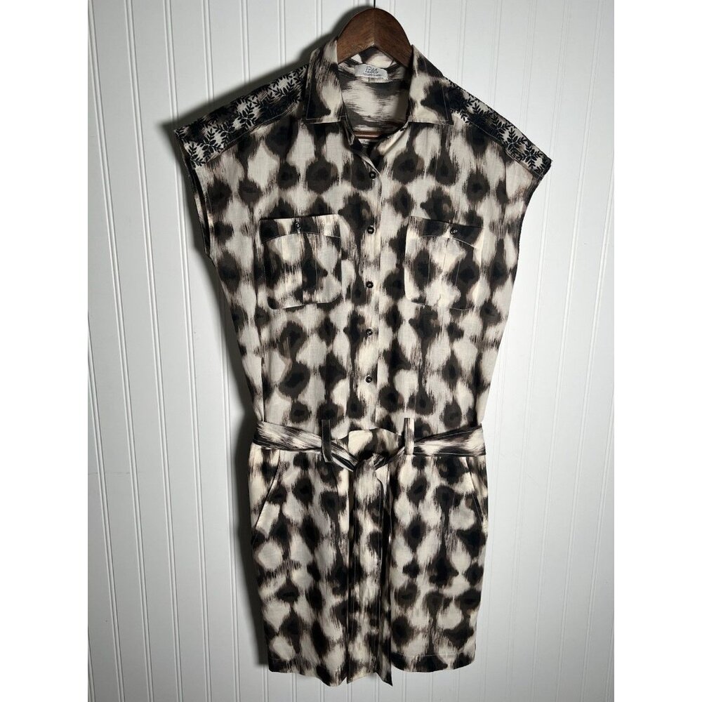 Pablo Gerard Darel 100% Cotton Mini To Knee Length Dress Size 38 (US 6)